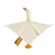 thumbnail image 4 of Manta de peluche Manta Lovey Fácil de usar Pequeño cisne Juguete reconfortante para desconocidos Crema, 4 of 9