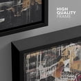 thumbnail image 4 of Wall26 Canvas Print Wall Art Banksy Style Little Kid Graffiti & Street Art Urban Architecture Cityscape Grunge Dark Illustrations 80th Century Pictorial Art Decorative Abstract - 24"x36" Black, 4 of 5