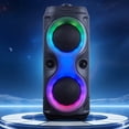 thumbnail image 2 of Altavoz Bluetooth Inalámbrico para Cine en Casa, Columna de Sonido para Exteriores, Altavoz Subwoofer Portátil con RGB FM/AUX, 2 of 6
