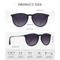thumbnail image 6 of KALIYADI Sunglasses Womens Polarized Womens-Sunglasses: Trendy Sun Glasses with UV400 Retro Style for Party Beach Shopping（2 Pack), 6 of 10