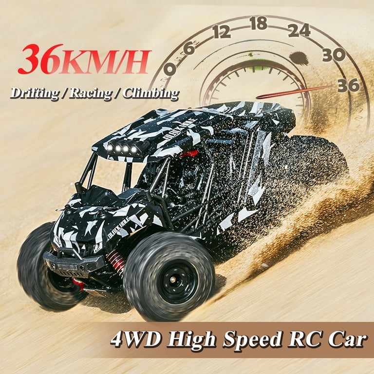 1:18 Scale All Terrain RC Car, 22MPH High Speed 4WD Electric