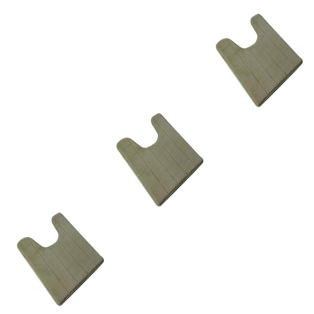 Naiovety Alfombra de baño en forma de U, lavable, absorbente de agua, amigable con la piel, alfombra de baño, accesorios de protección para la ducha, Type1 NO1 Naiovety CBP005192