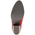 thumbnail image 6 of Journee Womens Issla Pull On Stacked Heel Booties, Widths Available, 6 of 10