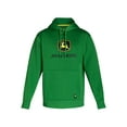 John Deere Sweat à Capuche Uni Avec Logo Sur La Manche Noir