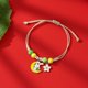 thumbnail image 2 of Pulsera de cuerda roja de conejo Temperamento dulce Pulsera de cuentas de cristal rojo lindo Mujer 874H Amarillo uno, 2 of 2