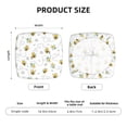 thumbnail image 6 of Uemuo Bee Pattern Waterproof Square Couch Cushion Covers, Magic Sofa Covers Washable, Stretch Sofa Seat Cushion Slipcovers, 6 of 9