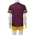 thumbnail image 4 of Men's Retro Sporty  Juno Paulie Bleeker Outfit Set - Vintage-Inspired Top & Shorts for Casual Wear, 4 of 7