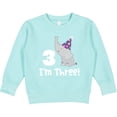 thumbnail image 2 of Inktastic 3rd Birthday Zoo Elephant Childs Toddler Sweatshirt, 2 of 4