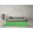 thumbnail image 3 of Ahgly Company Indoor Rectangle Abstract Emerald Green Contemporary Area Rugs, 2' x 3', 3 of 4