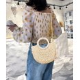 thumbnail image 7 of Kukuzhu Summer Beach Small Crossbody Bag Women Straw Tote Purse Top Handle Handbag for Travel Vocation, 7 of 7