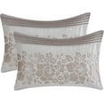 thumbnail image 5 of Lanco Luna Floral 7-Piece Comforter Set, Grey, King, Fill Polyester, 5 of 5