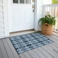 thumbnail image 6 of Addison Rugs Chantille Indoor/Outdoor Transitional Moroccan Blue Washable Rectangle Rug, 1'8" x 2'6", 6 of 6