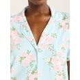 thumbnail image 5 of Joyspun Women's Dreamy Soft Collection Notch Collar Top and Shorts Pajama Set, 2-Piece, Sizes XS-3X, 5 of 6