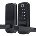 thumbnail image 2 of Cerradura de puerta biométrica con huella dactilar, Bluetooth, aplicación, contraseña y llave mecánica para control por voz., 2 of 14