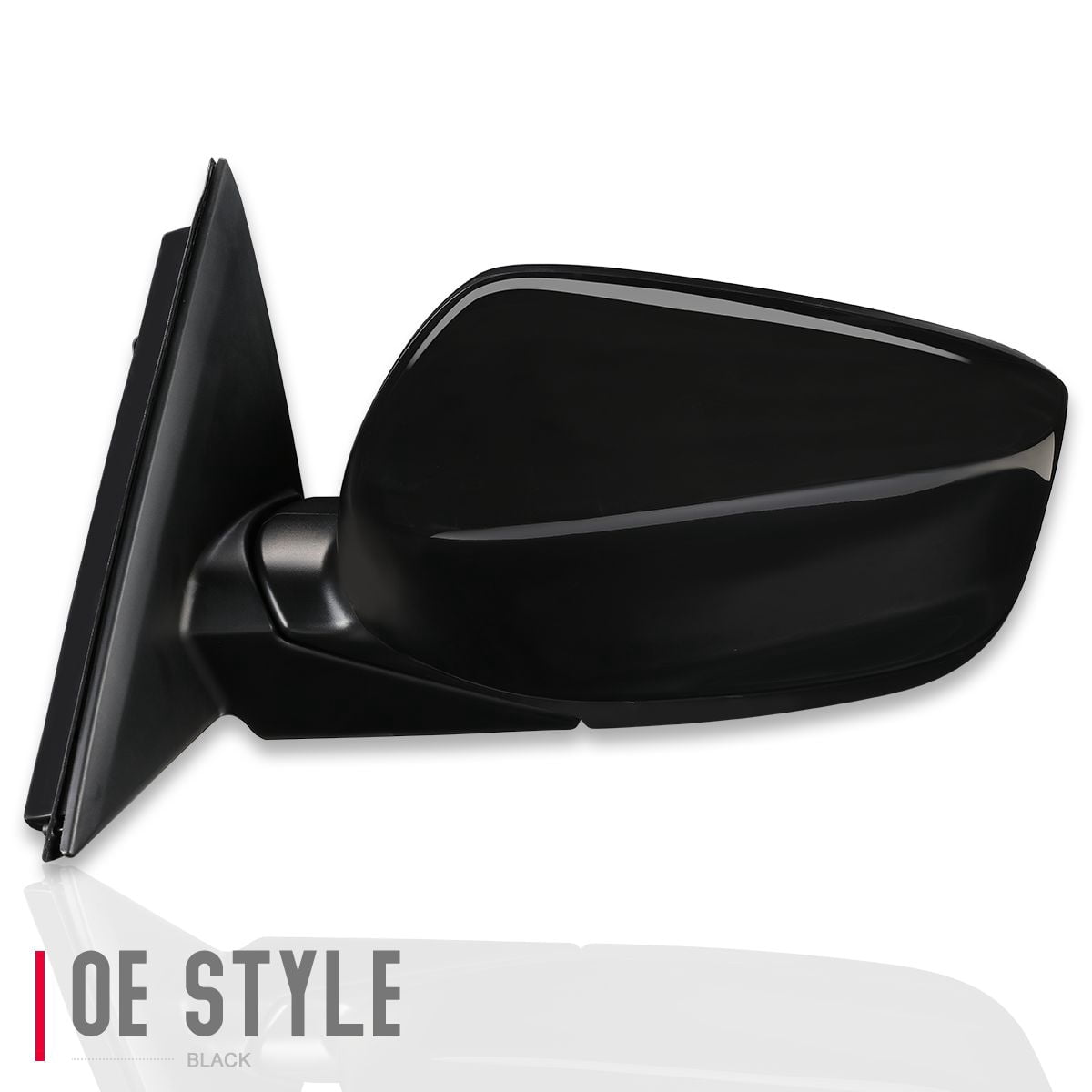 DNA Motoring OEM-MR-HO1320227 For 2008 To 2012 Honda Accord 2 -Door OE Style Powered Driver / Left Side View Door Mirror Replacement 76258TE0A01