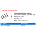 thumbnail image 2 of Auto Trans Bellhousing Bolt Set - Compatible with 2008 - 2010 BMW 528i 2009, 2 of 2