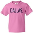 thumbnail image 3 of Inktastic Dallas in Blue Text Youth T-Shirt, 3 of 5