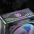 thumbnail image 3 of Ventidor enfriador CPU RGB 65,5 ventidor de refrigeración CFM 4pin disipador radiador silencioso parGA1156 / 1155 / 775 / 1366 Macarena ventiladores de refrigeración de la CPU del ordenador, 3 of 8