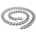 thumbnail image 7 of EOEMY 12/15mm Heavy Polished Women Men Chain Curb Stainless Steel Necklace Or Bracelet-Silver-12mm-9.5Inch Bracelet, 7 of 7