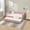Pink, variant on Kadyn Velvet Tufted Chaise Lounge with Pull-Out Trundle and Grid Design, Sturdy Bed Frame for Studio Apartment, Dorm, or Sitting Room, Pink