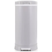 Bubula Premium Steel Diaper Waste Pail with Step Open, Gray
