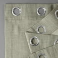 thumbnail image 6 of HPD Half Price Drapes Oatmeal Grommet Faux Linen Room Darkening Curtains for Bedroom & Living Room Curtains (1 Panel), Door & Window Curtains 120 inches long, Grommet curtains & drapes, 50W X 120L, 6 of 12