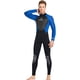 thumbnail image 3 of Traje de neopreno de 3 mm para hombre, traje de buceo de cuerpo completo para esnórquel, surf Abanopi Azul/S, 3 of 7