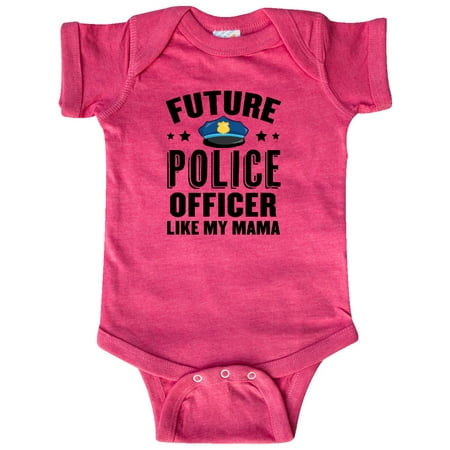 

Inktastic Future Police Officer Like My Mama Gift Baby Boy or Baby Girl Bodysuit