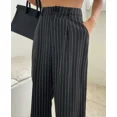 thumbnail image 4 of Pantalones De Ligero Casual Rayas Pierna Amplia Para Mujer, 4 of 6