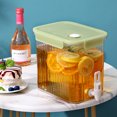thumbnail image 2 of Household Refrigerator Cold Water Kettle with Tap Large Capacity Lemon Fruit Teapot Summer Cold Water Bucket Cold Water Bottle Ice Water Bucket, 2 of 7