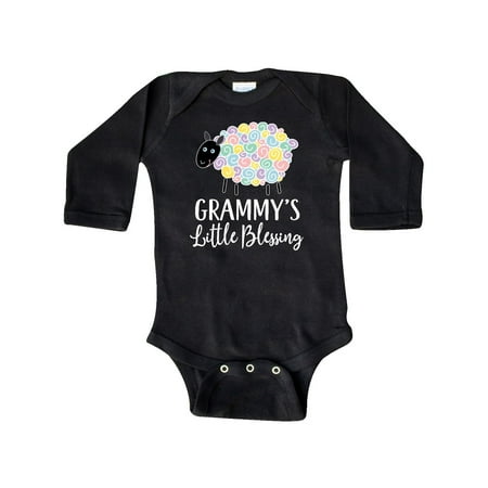

Inktastic Grammy Grandchild Gift Lamb Gift Baby Boy or Baby Girl Long Sleeve Bodysuit