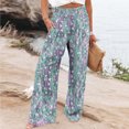 thumbnail image 1 of Simua Women's High Waisted Straight Pant Casual Flowy Summer Trousers, 1 of 5