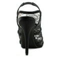 thumbnail image 3 of caparros washington women  open-toe synthetic black slingback heel, 3 of 5