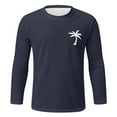 thumbnail image 5 of Gubotare Big and Tall Work T-Shirts Men's Long Sleeve Shirts Crew Neck T Shirt Casual Lightweight Work Tee (Navy,XXXL), 5 of 5