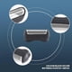 thumbnail image 5 of For Braun Electric Shaver Head Omentum 11B Series Knife Net + Support, 5 of 5