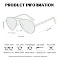 thumbnail image 3 of Azorb Aviator Sunglasses for Men and Women UV400 Protection Polarized Aviator Sunglasses, 3 of 5