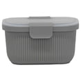 thumbnail image 3 of Contenedor Mainstays Rectangular con Tapa Hermética para Almacenamiento de Alimentos de 569 ml., 3 of 6