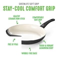 thumbnail image 4 of GreenLife Soft Grip - Juego de 16 ollas de cocina antiadherentes de cerámica suave, sin PFAS con utensilios de cocina y tapa, apto para lavaplatos, negro y crema, 4 of 5