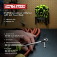thumbnail image 3 of ULTRA STEEL 81PC Screwdriver Ratchet Driver Set with Bits, Guide, Socket Set, Wall Rack, 3 of 10