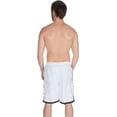 thumbnail image 4 of Sakkas Mens Contrast Stripes Skate Surf Board Short / Swim Trunks - White - 5XL, 4 of 4