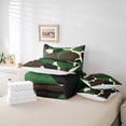 thumbnail image 5 of YST 7Pcs Camouflage Theme Comforter Set, Army Green Polyester Bed in a Bag, Full Size (7 Count), 5 of 5