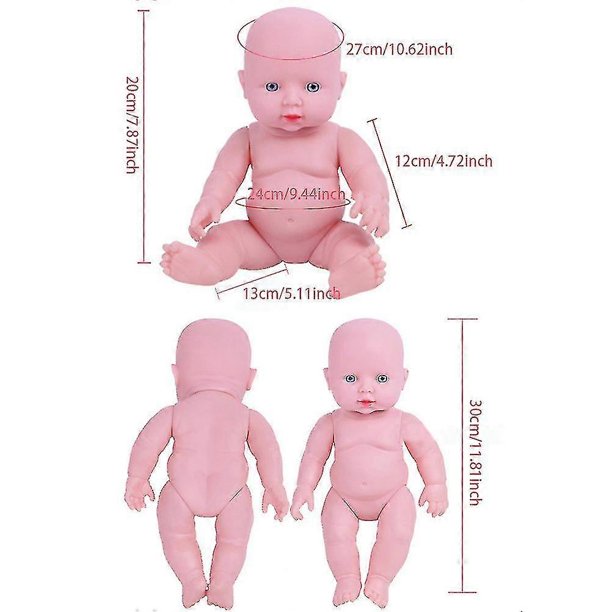 30Cm Doll Baby Doll Toy Soft Vinyl Lifelike Baby Toys For Children Boys Girls