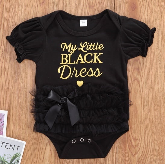 baby girl short sleeve romper