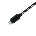 thumbnail image 1 of FELTECHELECTR 1Set Black Knitting Cover Design Micro USB Data Sync Charging Cable for Devices 3Meters, 1 of 8
