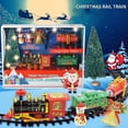 thumbnail image 3 of Vías Juego de tren navideño Tren eléctrico con luces y música Juego de vías ferroviarias ANGGREK Otros, 3 of 8