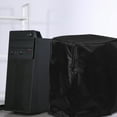 thumbnail image 4 of Miangastore Desktop Host Dust Cover Protector Waterproof Desktop Mid-Tower Computer Host Full Case with Zipper Anti-Static CPU Tower PC Dust Covers Black, 4 of 8