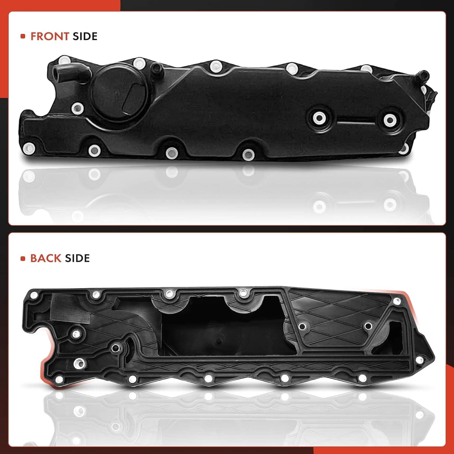 A-Premium Engine Valve Cover with Gasket Compatible with Volvo S60 2011-2016 V60 2015-2016 XC60 2010-2016 S80 2008-2015 XC70 2009-2015 L6 3.0L