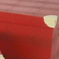 thumbnail image 2 of Benzara BM205925 Storage Trunk with Textured Canvas Upholstery, Red & Gold - Set of 3, 2 of 2