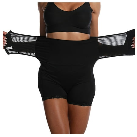 

Honeeladyy Discount Women s High-Waisted Abdomen Sexy Leaky Butt Sculpting Waist Shaping Pants Women Tummy Control Body Shaper