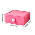 thumbnail image 3 of YIMWNYI Drawer Style Desktop Organizer, Multi-Functional Storage Box Desk Organizer, Eco-Friendly Plastic, Easy Clean, Stackable Design, Office Supplies Organizer, Tidy Workspace Solution, 3 of 6